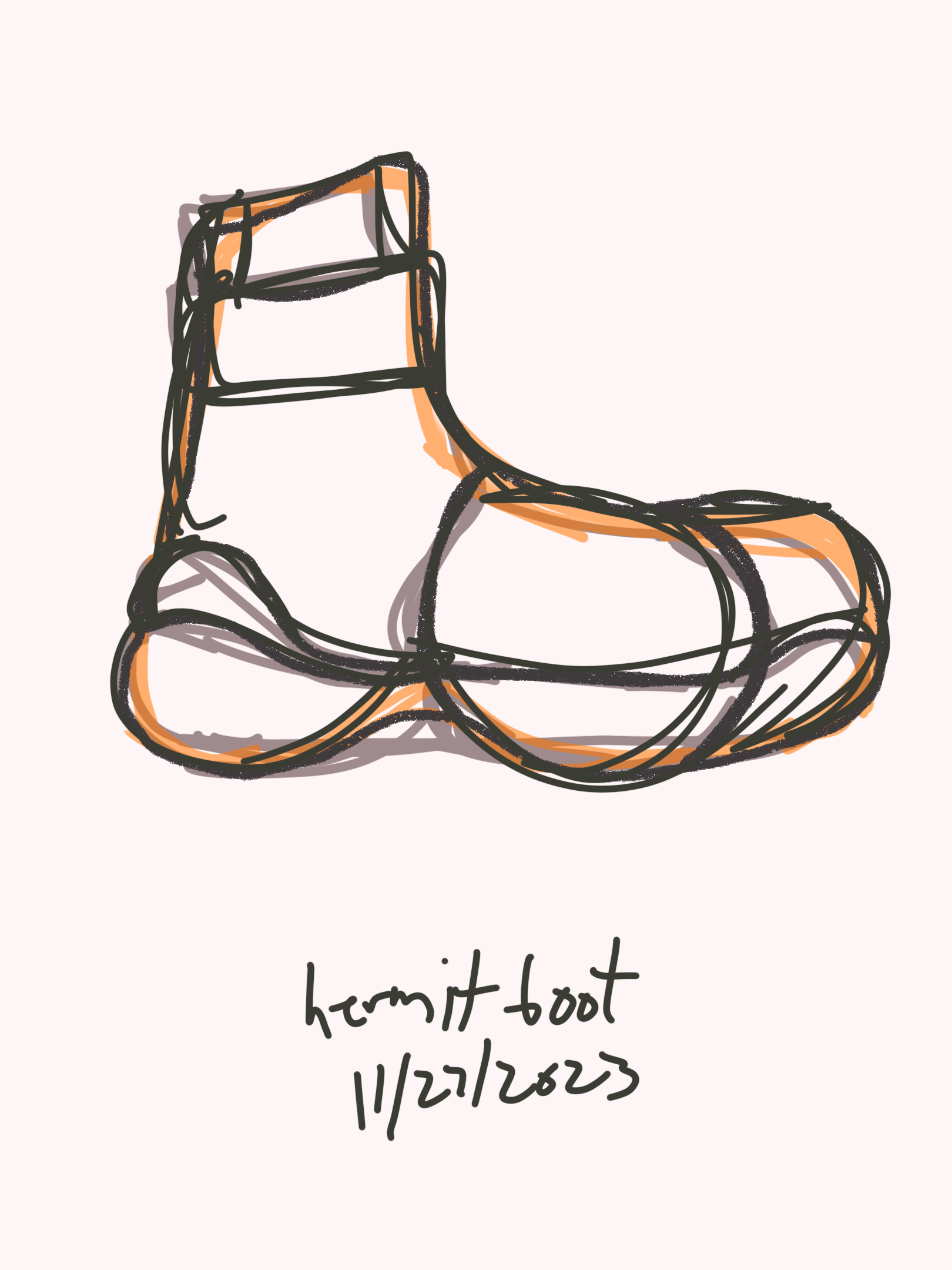 Hermit Boot Sketch